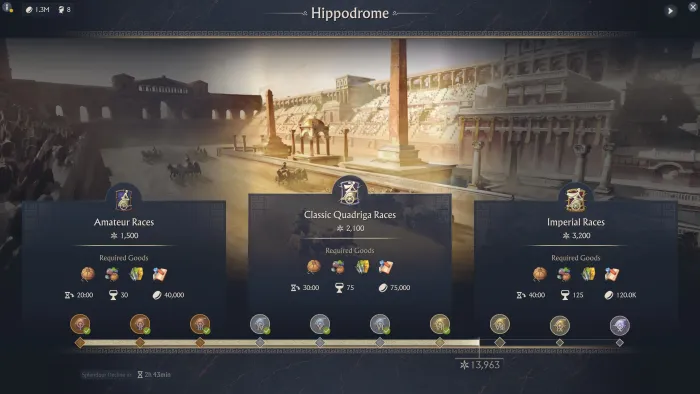 Anno 117: Pax Romana – Ипподром — скриншот 4