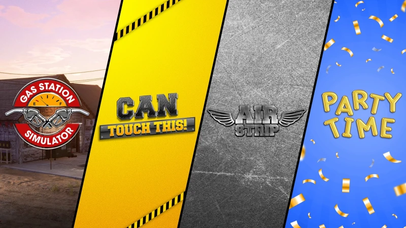 Gas Station Simulator, Airstrip DLC, Can Touch This DLC and Party Time DLC Bundle