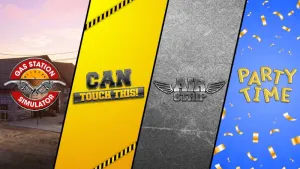 Gas Station Simulator, Airstrip DLC, Can Touch This DLC and Party Time DLC Bundle