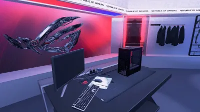 PC Building Simulator Republic of Gamers Workshop — скриншот 1