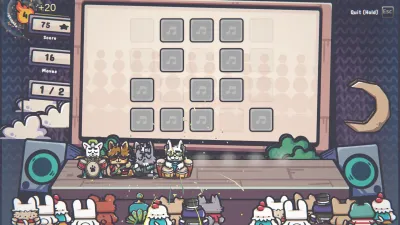 Musical Memory: Cats Matching Band — скриншот 5