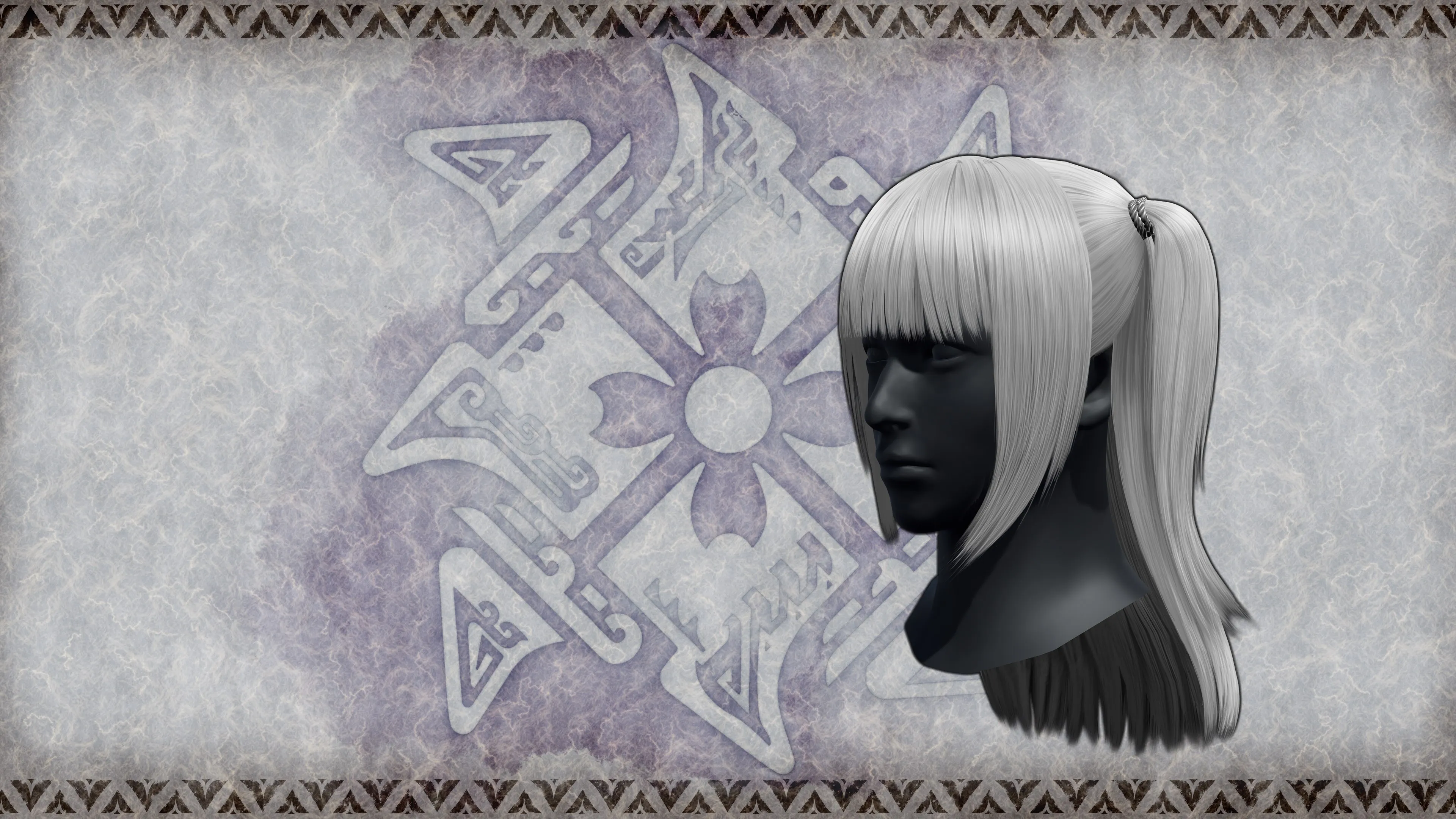 Прическа "Два хвостика"