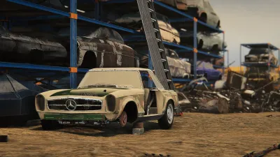 Car Mechanic Simulator 2021 - Mercedes Remastered DLC — скриншот 4