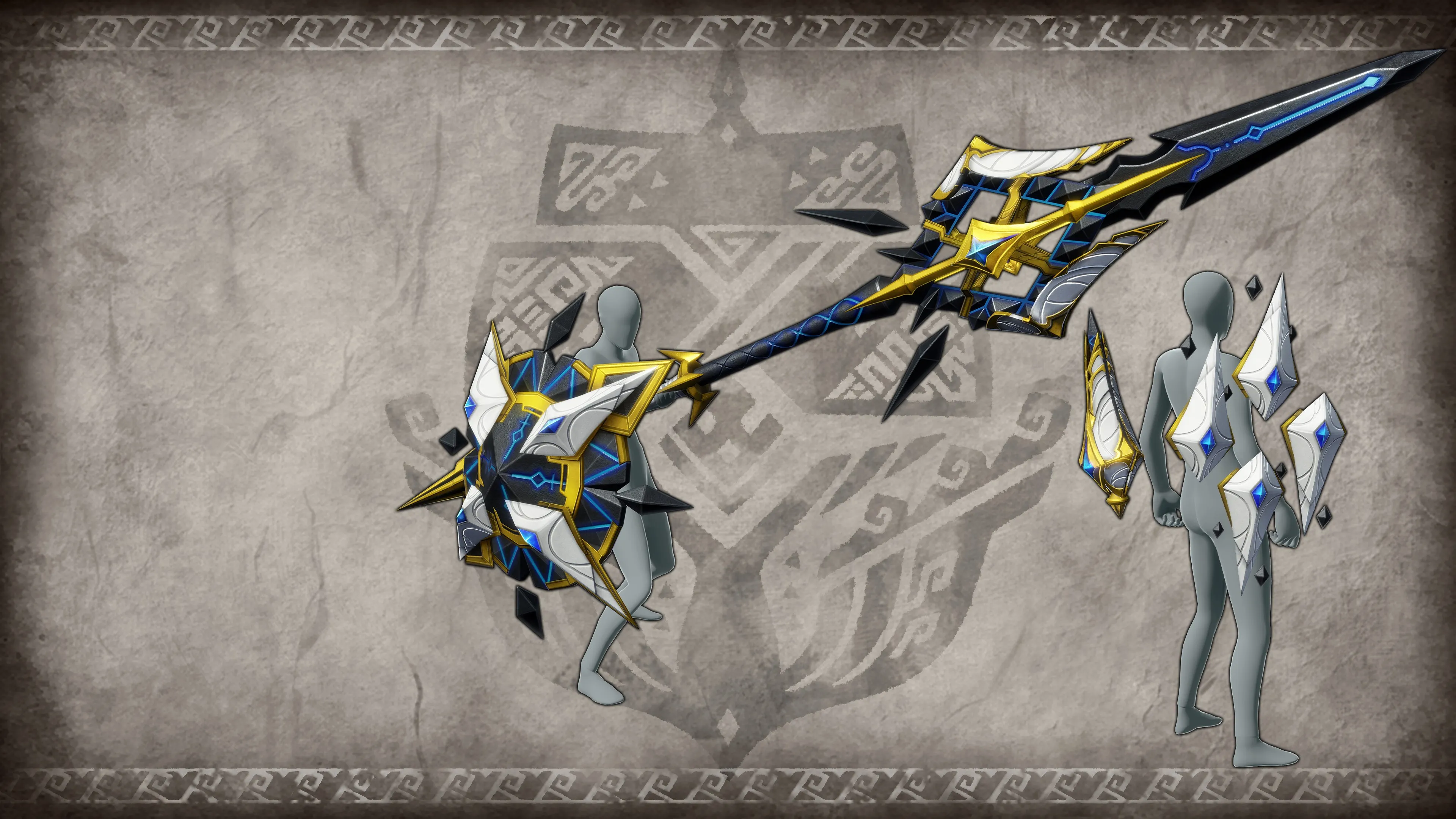 Многослойное оружие охотника «Затерянный код: Миа» (копье)