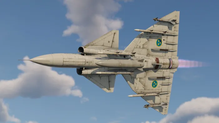 War Thunder - Набор Saab JA 37DI Viggen — скриншот 3