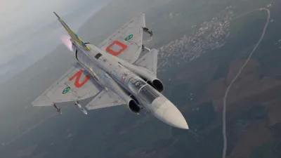 War Thunder - Набор Saab JA 37DI Viggen — скриншот 4