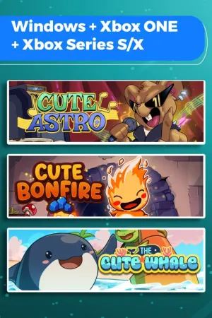 Cute Astro + Cute Bonfire + The Cute Whale (Bundle)