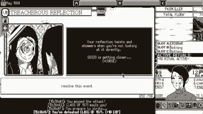 WORLD OF HORROR (Game Preview) — скриншот 3
