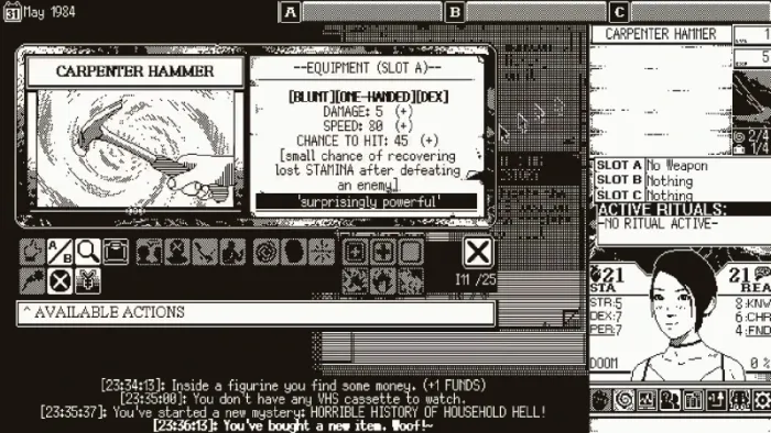 WORLD OF HORROR (Game Preview) — скриншот 4
