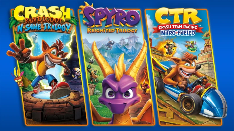 Тройной набор Crash™ + Spyro™