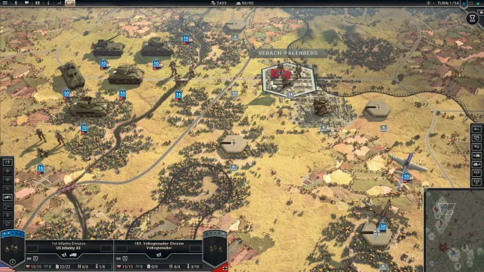 Panzer Corps 2: Frontlines - Westwall — скриншот 3