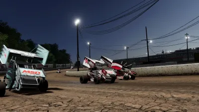 World of Outlaws: Dirt Racing 24 Oswego Track Pack — скриншот 1