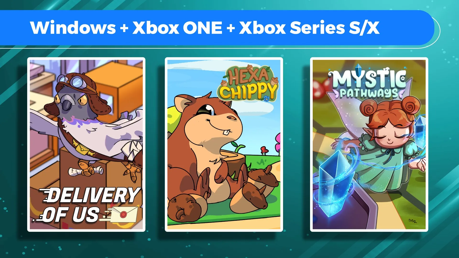 Delivery of Us + Hexa Chippy + Mystic Pathways (Bundle)