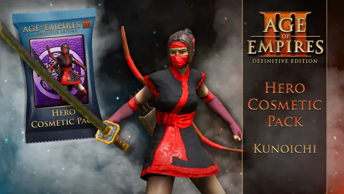 Age of Empires III: Definitive Edition — Набор косметических предметов героя — Куноичи — скриншот 1