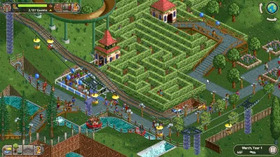 RollerCoaster Tycoon Classic — скриншот 2