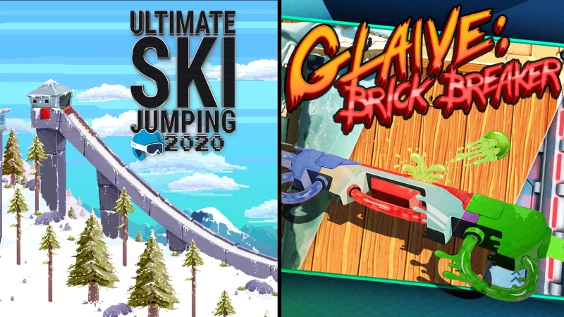 Ultimate Ski Jumping 2020 + Glaive: Brick Breaker Bundle