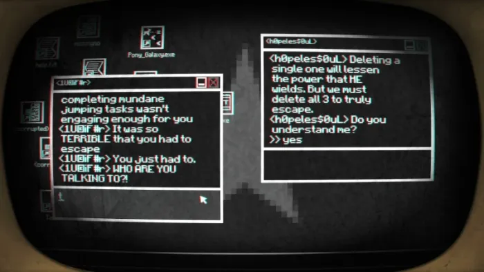 Pony Island (Daniel Mullins Games) — скриншот 4