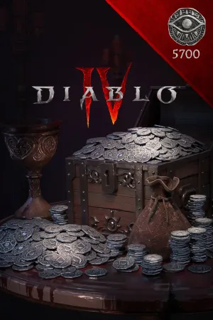 Diablo® IV - 5700 ед. платины: 5000 + 700 ед. Платины