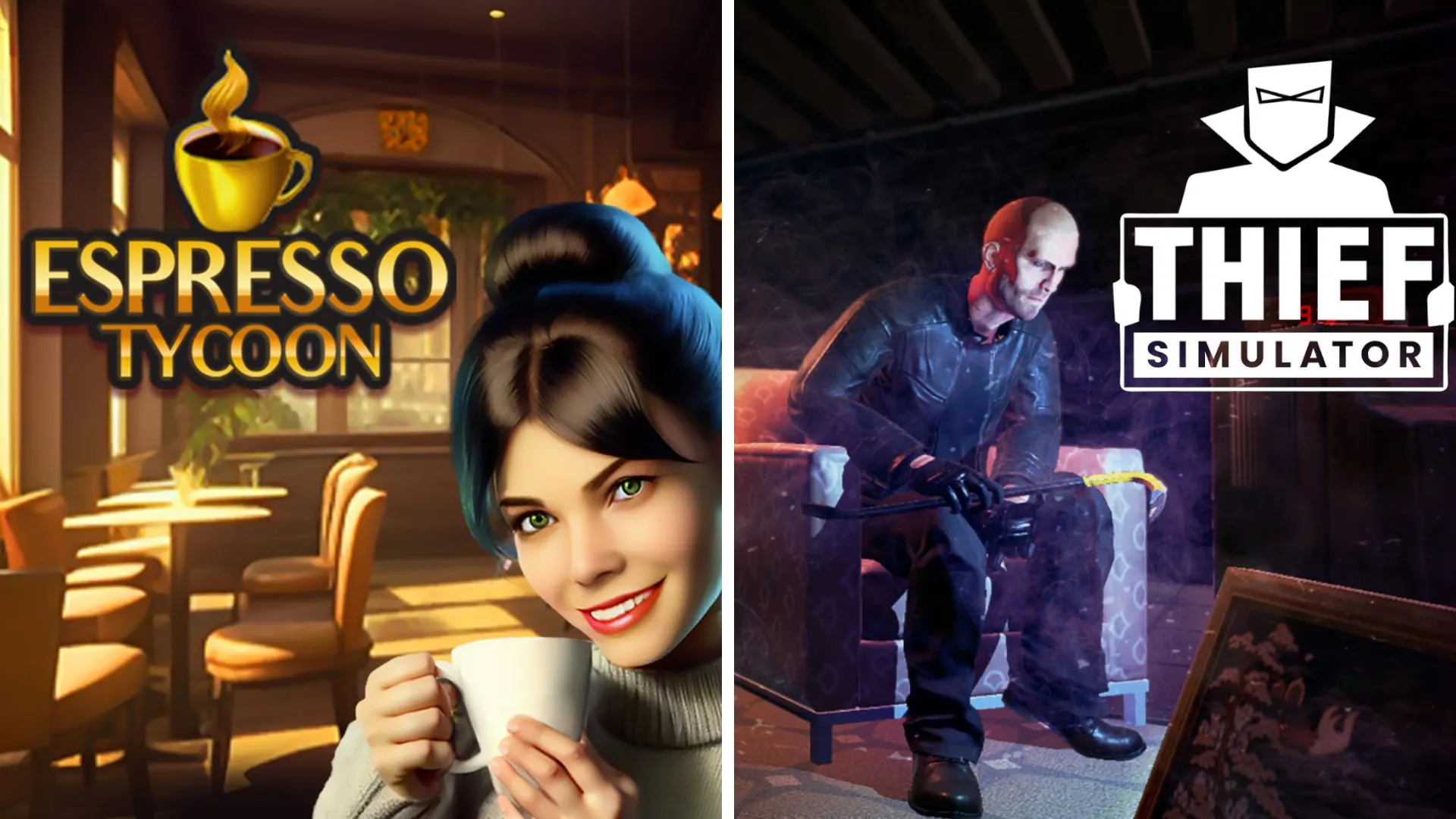 Espresso Tycoon & Thief Simulator