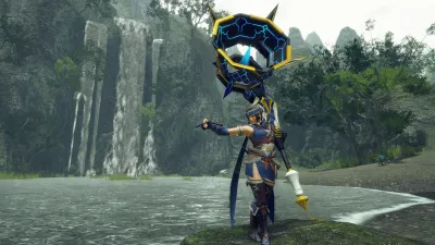 Многослойное оружие охотника «Затерянный код: Алос» (охотничий рог) — скриншот 4