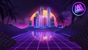 AAA Dynamic Scenes - Retro Night Ride Dynamic Scene