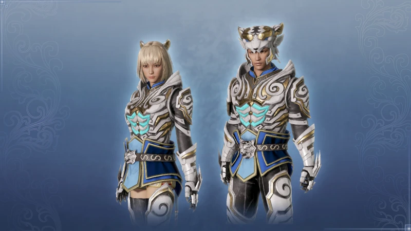 Unisex Custom White Tiger Armor Set