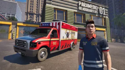 Ambulance Life - Fire Department Cosmetic Pack — скриншот 1