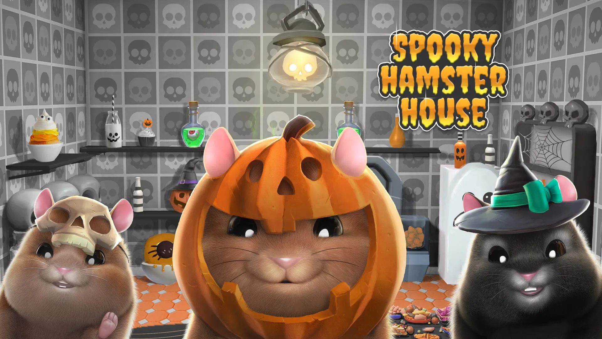 Hamster Playground - Spooky Hamster House DLC