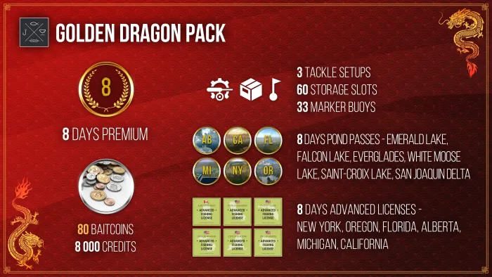 Fishing Planet: Golden Dragon Pack — скриншот 2