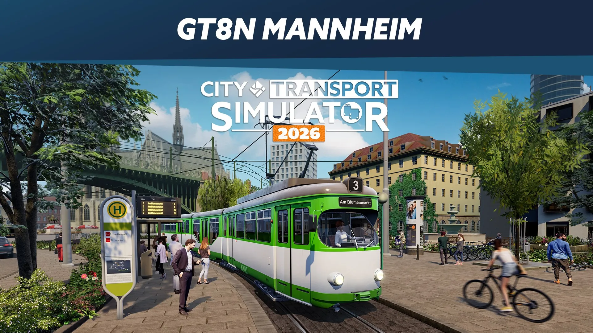 CTS 2026 - Tram DLC: GT8N Mannheim - City Transport Simulator