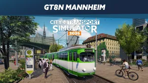 CTS 2026 - Tram DLC: GT8N Mannheim - City Transport Simulator