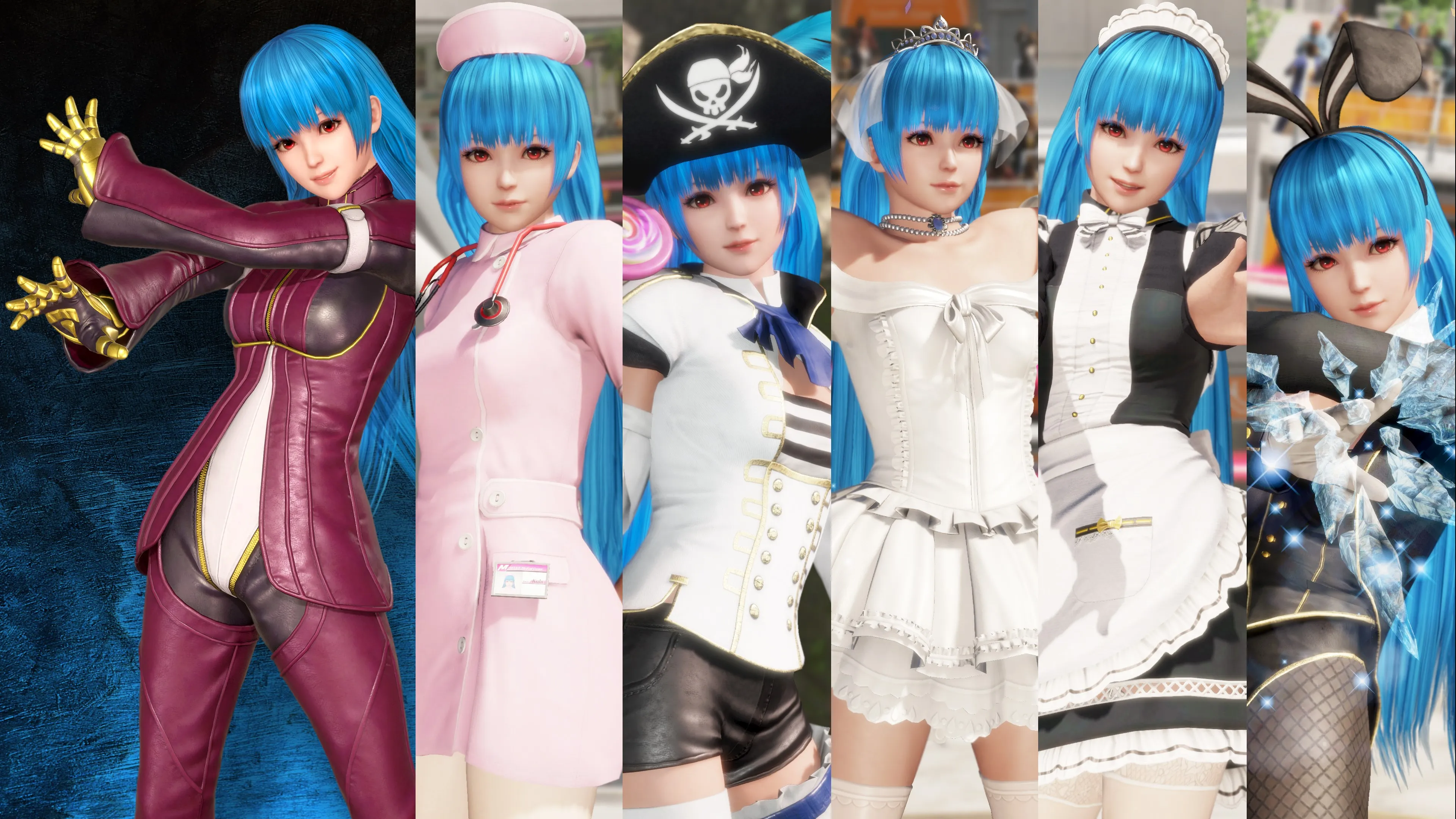 DOA6LR: персонаж Кула Даймонд + набор дебютных костюмов