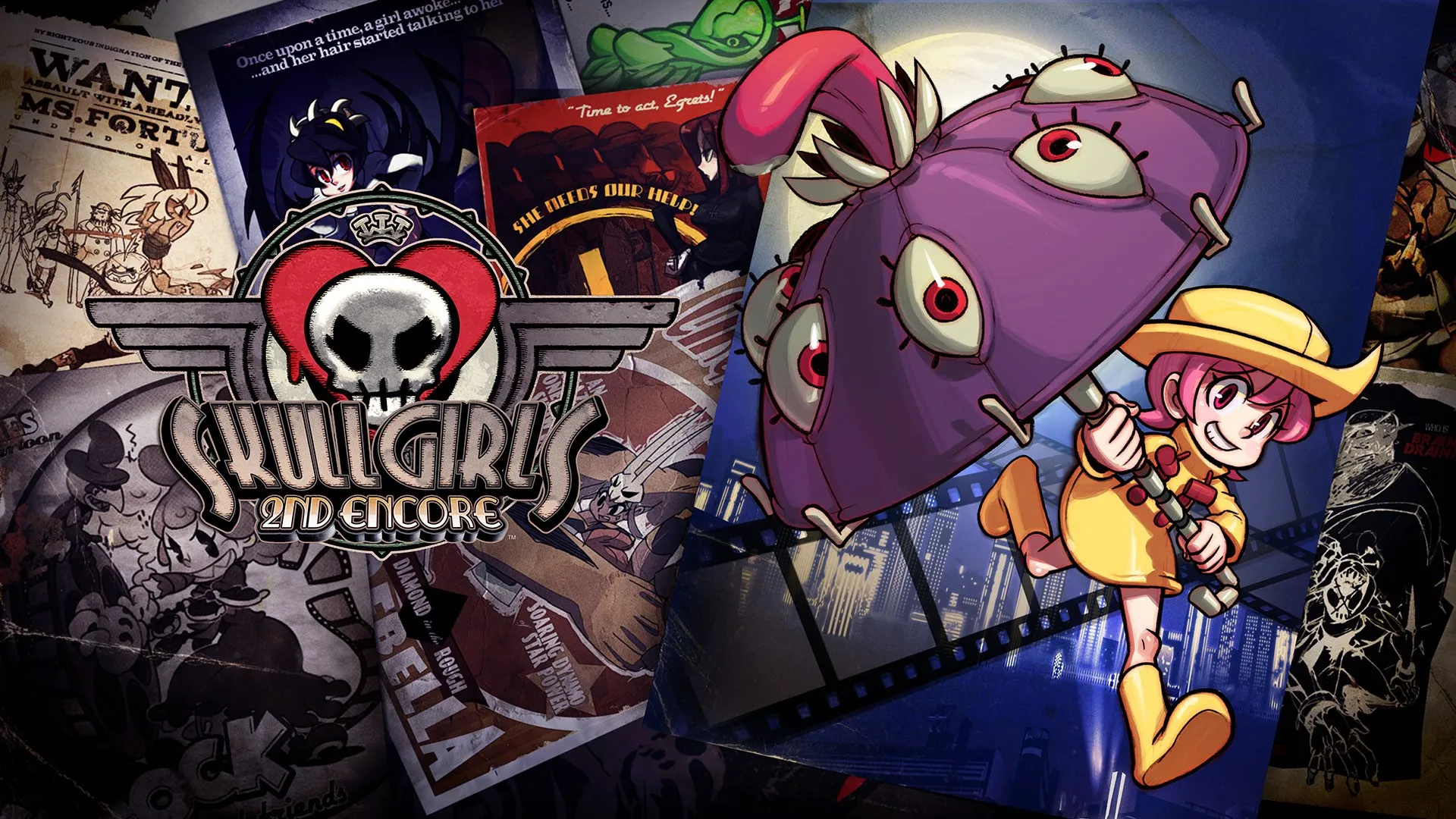 Skullgirls: Umbrella — трейлер