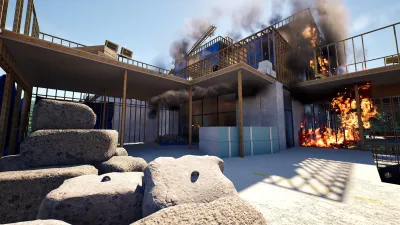 Firefighting Simulator: Ignite - Construction Site Mission DLC — скриншот 7