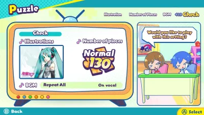 Hatsune Miku Jigsaw Puzzle — скриншот 2