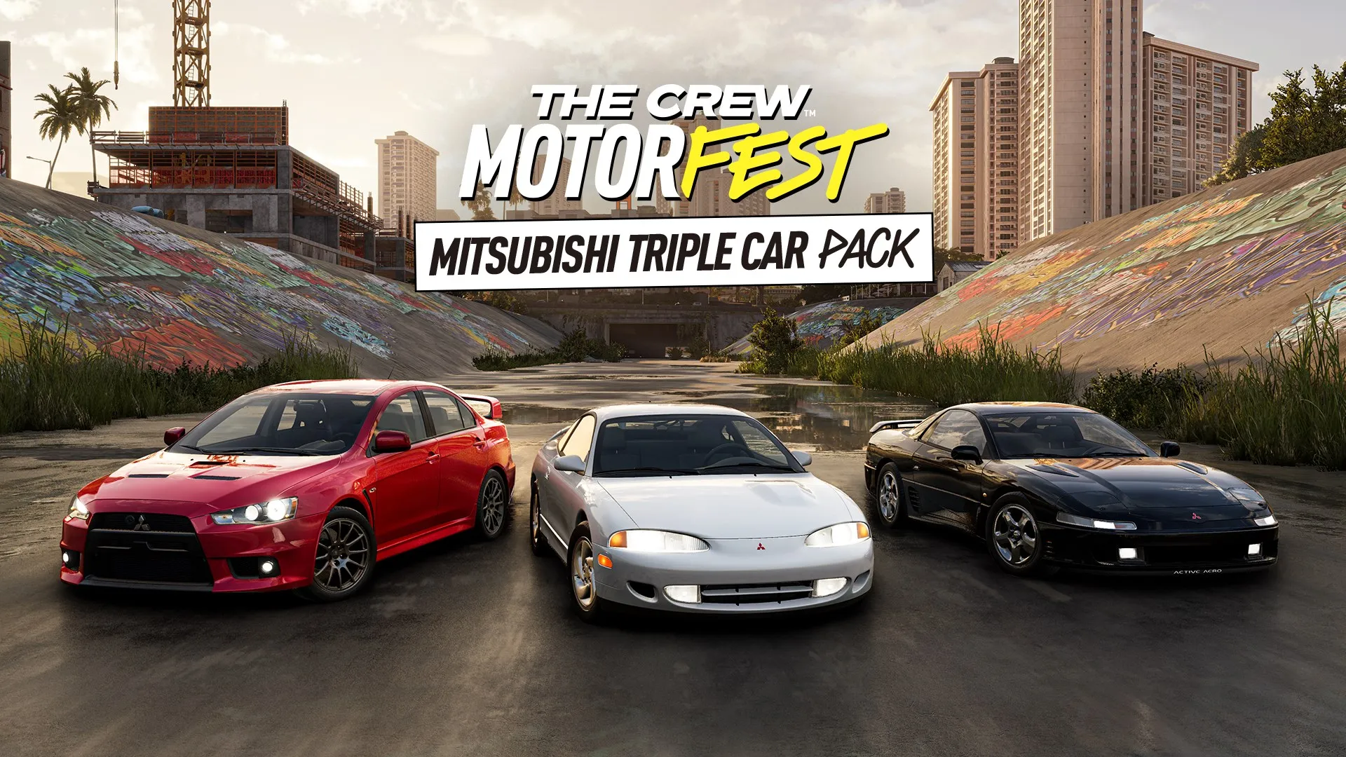 The Crew Motorfest: тройной набор машин Mitsubishi