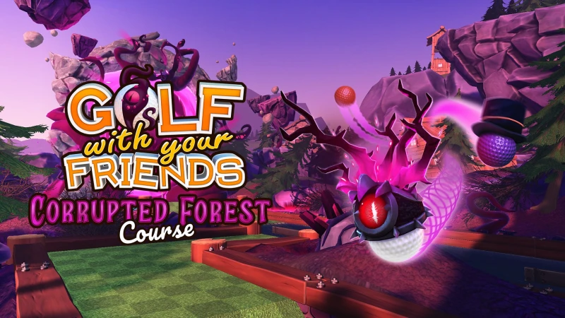 Golf With Your Friends - Corrupted Forest Course