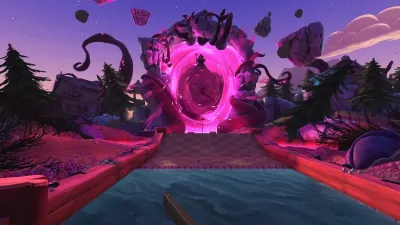 Golf With Your Friends - Corrupted Forest Course — скриншот 2