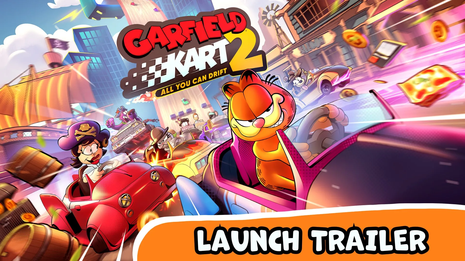 Garfield Kart 2 - All You Can Drift — трейлер