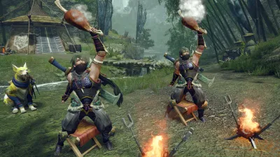 Многослойные доспехи для охотника «Уцуси» — скриншот 5