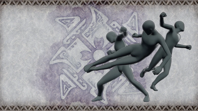 Набор поз "Атака"