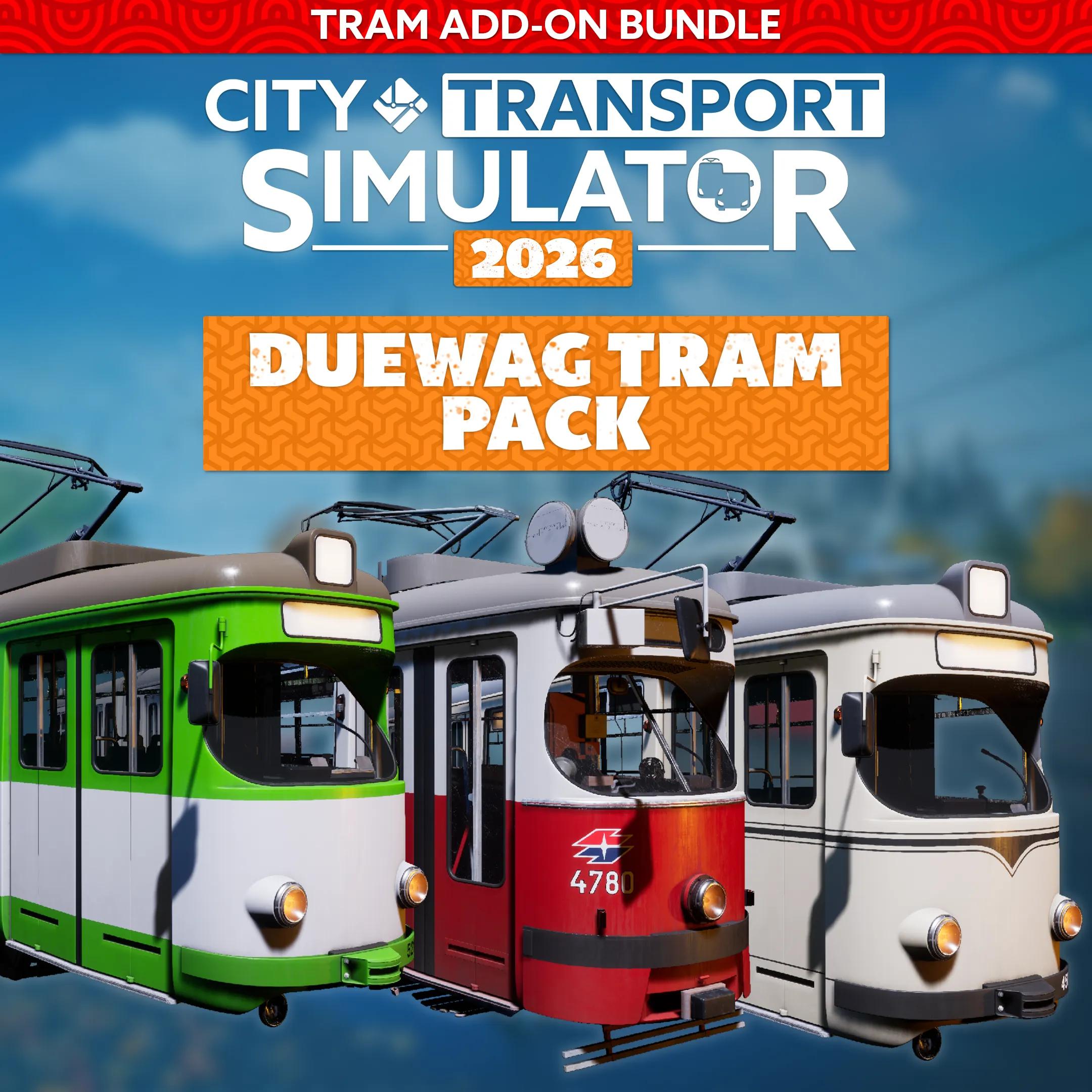 CTS 2026 - Düwag Tram Pack - City Transport Simulator Bus & Tram