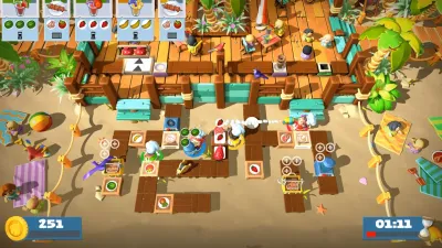 Overcooked! 2 - Surf 'n' Turf — скриншот 1