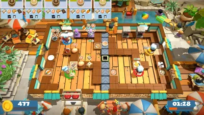 Overcooked! 2 - Surf 'n' Turf — скриншот 2