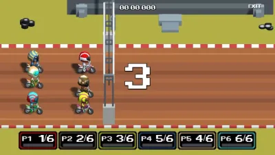 Dirt Bike Retro — скриншот 2