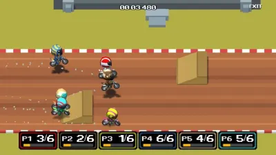 Dirt Bike Retro — скриншот 4