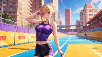 Beautiful Sakura: Running Club — скриншот 4