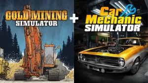 Пакет симуляторов: Car Mechanic Simulator и Золотая лихорадка [Gold Mining Simulato] (ДВОЙНОЙ НАБОР)