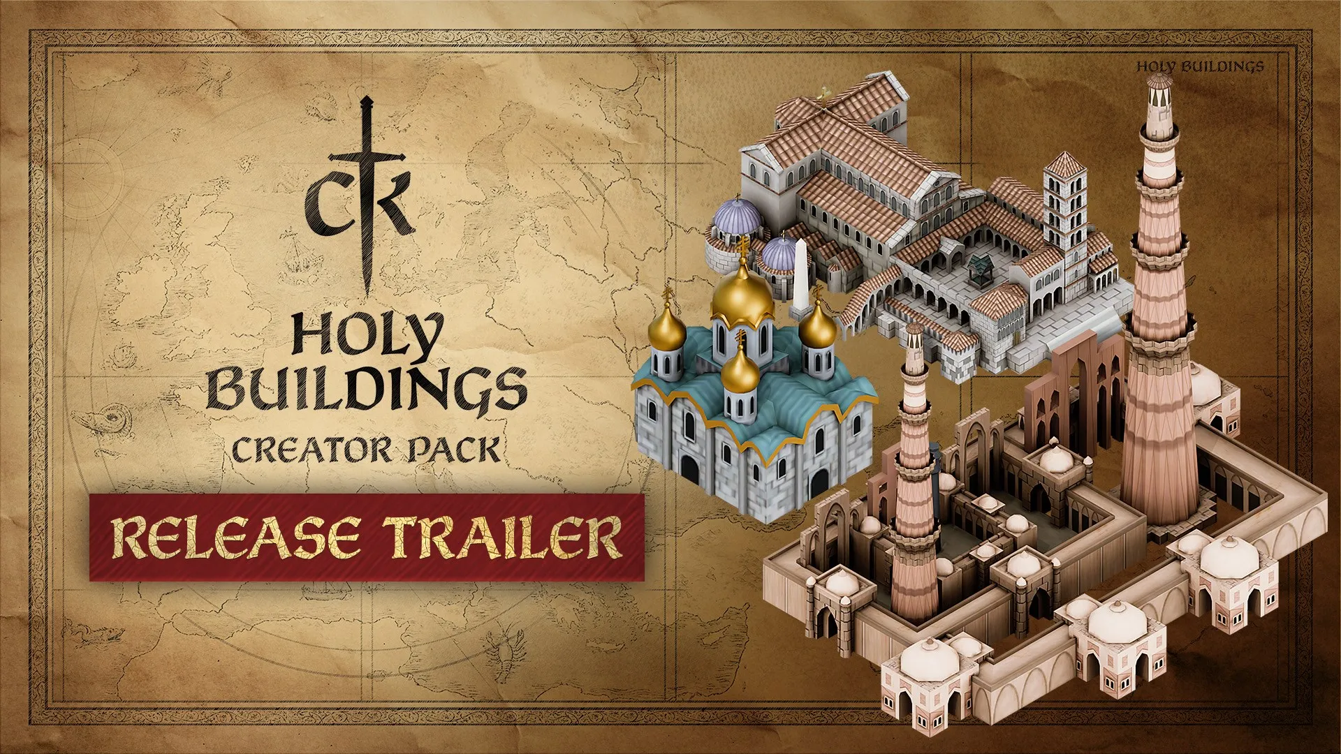Crusader Kings III Creator Pack: Holy Buildings — трейлер