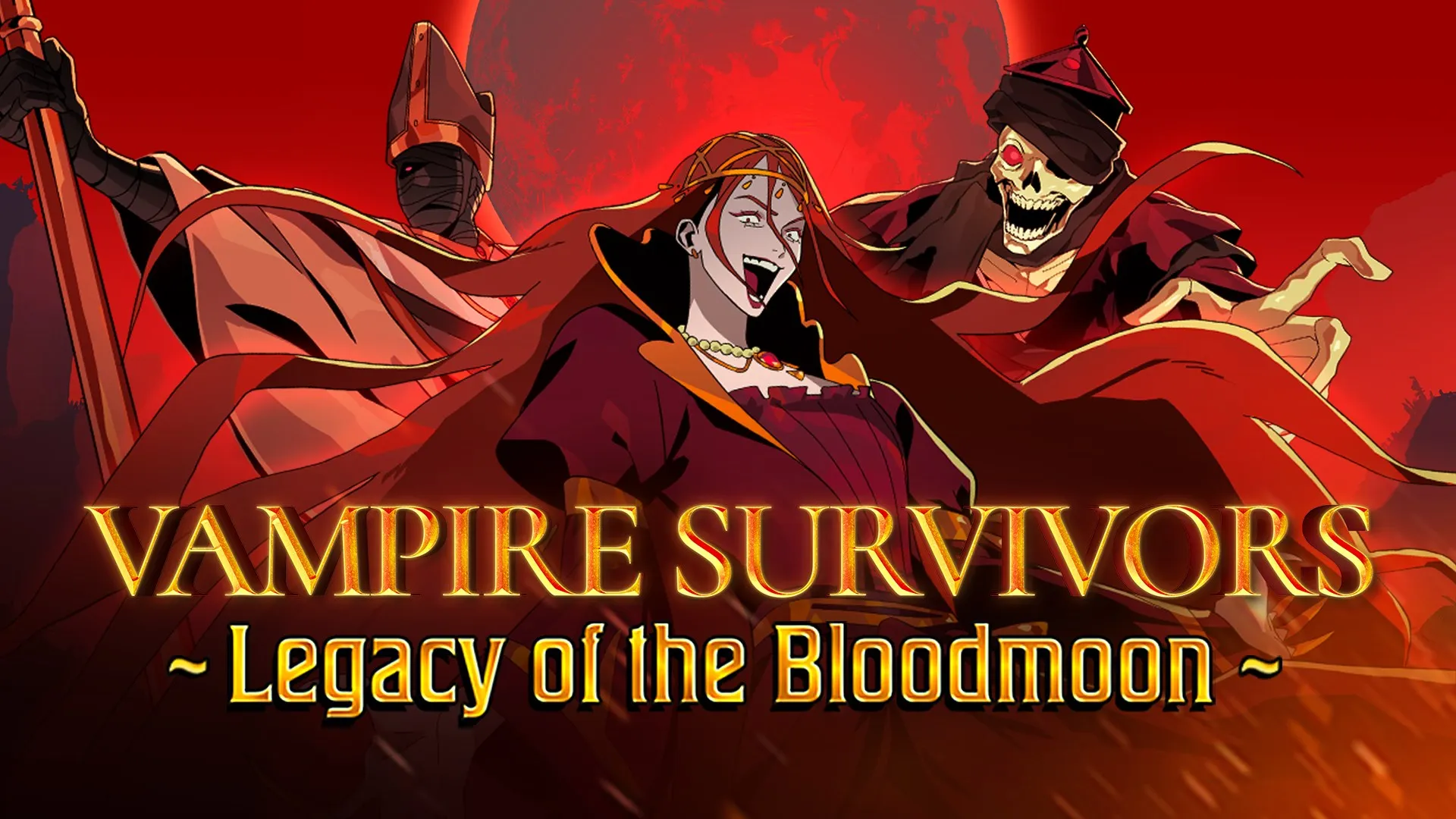 Vampire Survivors: Legacy of the Bloodmoon — трейлер